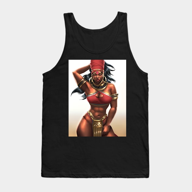 Blessed Black Girl Collection Tank Top by Beckley Art